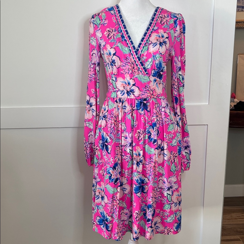 Lilly Pulitzer Carmilla Dress in Pink Isle Last But Not Least End size 2